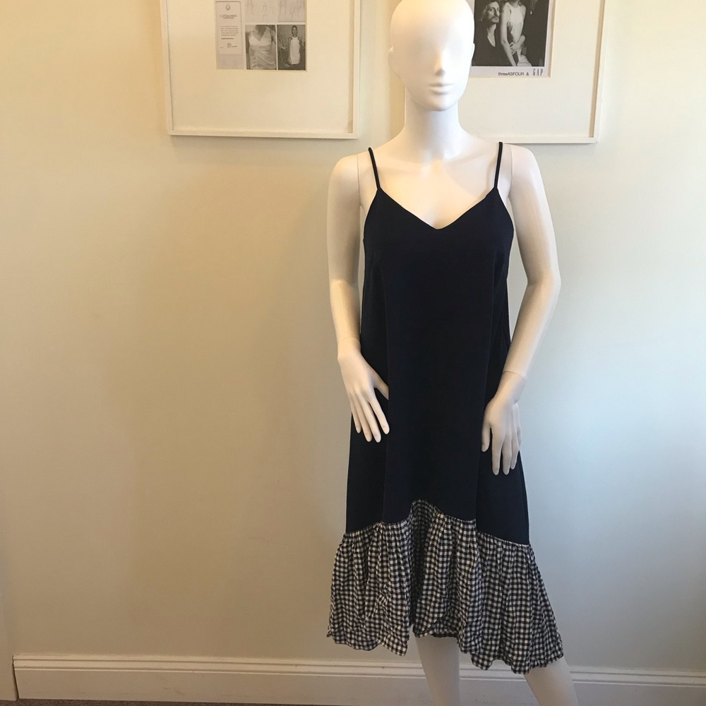 ASOS Women’s Blue Maxi Ruffle Dress Medium